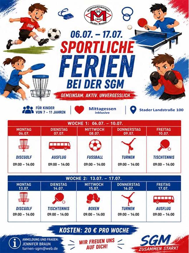 Flyer Sportliche Ferien